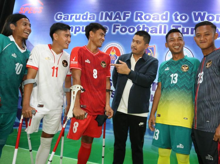 Dukungan Untuk Garuda INAF Jelang Piala Dunia Sepakbola Amputasi