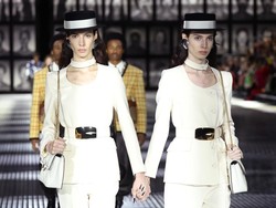 Foto: Kejutan Gucci di Milan Fashion Week, Hadirkan 68 Model Kembar Identik