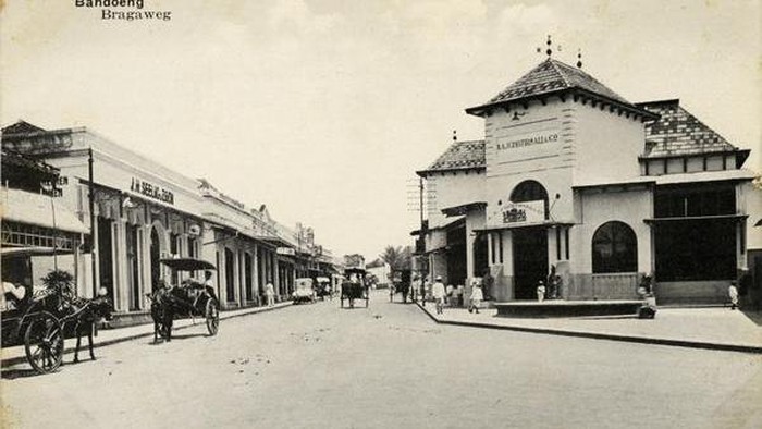 Jalan Braga Bandung tempo dulu.
