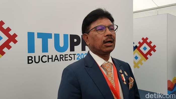 Menteri Komunikasi dan Informatika (Menkominfo) Johnny G Plate