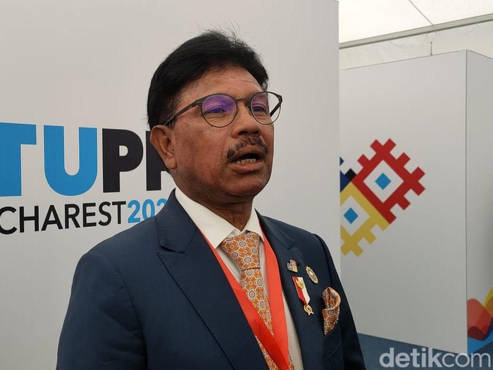 Menteri Komunikasi dan Informatika (Menkominfo) Johnny G Plate
