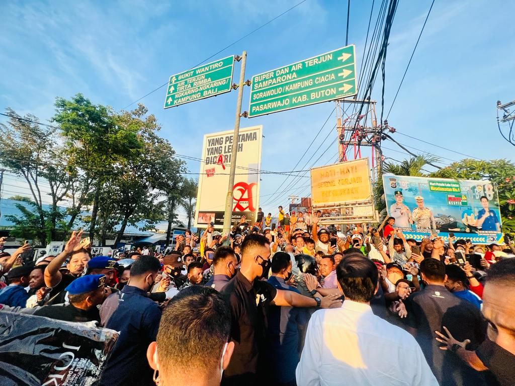 Jokowi di Baubau