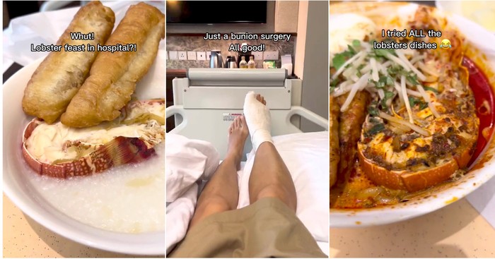 Wow! Wanita Ini Pamer Makanan Rumah Sakit Serba Lobster, Mirip Menu Hotel