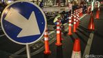 Jalur Sepeda Dipasang Stick Cone, Terlihat Lebih Baik?