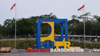 Pekerjaan konstruksi bendungan dengan kapasitas tampung 71 juta m3 ini telah memasuki tahap akhir.