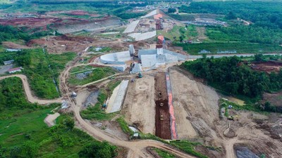 Penampakan Bendungan Sadawarna untuk Cegah Banjir di Subang
