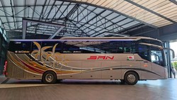 Potret Bus Baru PO SAN, Layani Rute Pekanbaru-Solo-Blitar
