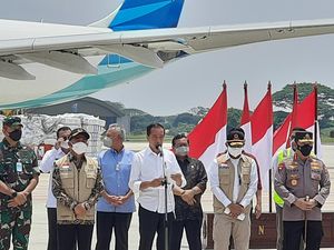 Jokowi Lepas Bantuan USD 1 Juta dan Barang untuk Korban Banjir Pakistan