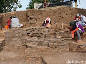 Ruang Sakral Ditemukan di Situs Watesumpak Mojokerto, Begini Wujudnya