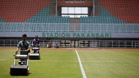 Stadion Pakansari Bersolek Jelang FIFA Matchday Indonesia Vs Curacao