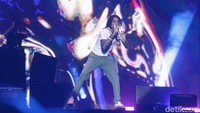 Swae Lee merasa sangat bahagia melihat antusias para penonton We The Fest. Foto: (Noel/detikcom)