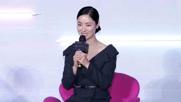 SEOUL, SOUTH KOREA - SEPTEMBER 27:  South Korean actress Jeon Yeo-Been attends the Netflix's 'GLITCH' press conference at Yongsan CGV on September 27, 2022 in Seoul, South Korea. The film will release on October 07 on Netflix. (Photo by Han Myung-Gu/WireImage)