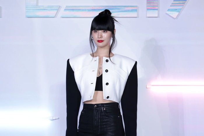 1427859391 SEOUL, SOUTH KOREA - SEPTEMBER 27: Nana of South Korean girl group After School attends the Netflix's 'GLITCH' press conference at Yongsan CGV on September 27, 2022 in Seoul, South Korea. The film will release on October 07 on Netflix. (Photo by Han Myung-Gu/WireImage)