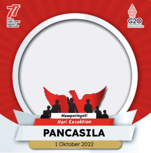 Link twibbon Hari Kesaktian Pancasila 2022 sudah bisa dicek sebelum momentum peringatannya nanti. Hari Kesaktian Pancasila 2022 jatuh pada 1 Oktober.
