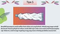 Tipe kelima mungkin terlihat sangat berantakan. Namun siapa sangka cara ini menggambarkan kemampuan untuk melihat dunia dari sisi yang berbeda. Jangan lupa komen di bawah ya detikers!