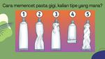 Kepribadianmu Bisa Dilihat dari Cara Memencet Pasta Gigi Lho! Kamu yang Mana?