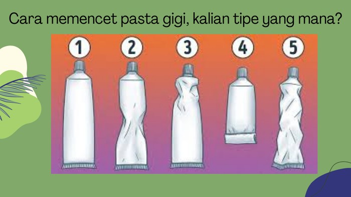 Lima cara memencet pasta gigi, kalian tipe yang mana?