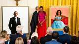 Barack Obama Pamer Lukisan Resmi di Gedung Putih AS