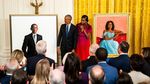 Barack Obama Pamer Lukisan Resmi di Gedung Putih AS