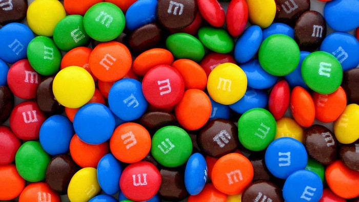 Cokelat M&Ms Cokelat M&Ms.