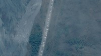 Warga Rusia berbondong-bondong melarikan diri ke negara tetangga Georgia untuk menghindari dipanggil untuk ikut dalam perang di Ukraina yang tidak mereka setujui. Courtesy of 2022 Maxar Technologies/Handout via REUTERS.