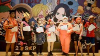 Ini kehebohan para peserta nobar film One Piece: Red.  Foto: Dok.Komunitas One Piece