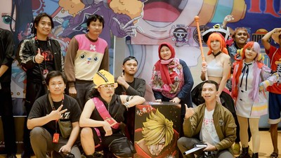 Heboh Banget! Ratusan Nakama Nobar One Piece: Red