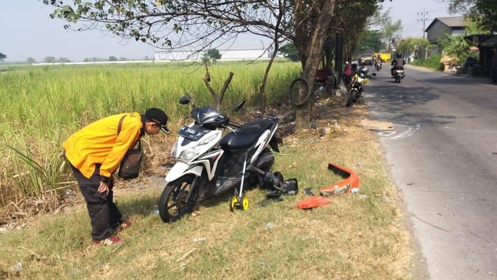 Lokasi kecelakaan Mojokerto