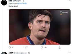 Harry Maguire Jadi Bulanan-bulanan Netizen Gegara Ngelawak Lagi