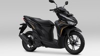 Sripe baru juga dihadirkan untuk tipe CBS-ISS Advance Matte Black dengan penyematan 3D emblem untuk tulisan Vario Foto: PT Astra Honda Motor
