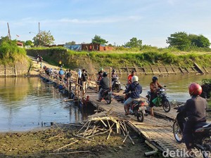 Ramai Diserbu Pemotor, Jembatan Sesek Solo-Sukoharjo Dibuat 2 Jalur