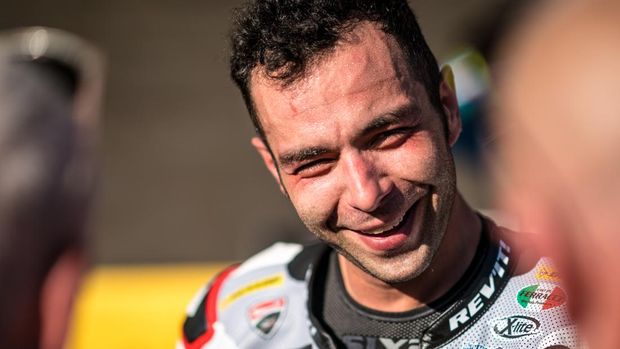 AUSTIN, TEXAS - APRIL 09: Danilo Petrucci (former MotoGP rider) wins his first AMA during the qualifying session of the MotoGP of USA at the Circuit Of The Americas on April 09, 2022 in Austin, Texas. (Photo by Steve Wobser/Getty Images)