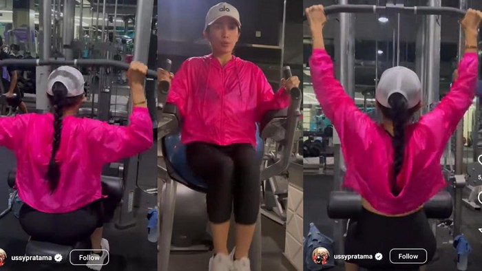 Beberapa olahraga yang ia gemari adalah golf, bersepeda, dan baru-baru ini ia memamerkan momen dirinya kembali nge-gym. Tak heran, menginjak usia 40-an, Ussy masih terlihat bugar dan seperti ABG.