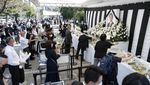 Warga Jepang Beri Penghormatan Jelang Pemakaman Shinzo Abe
