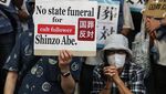 Warga Jepang Protes Pemakaman Shinzo Abe Telan Biaya Rp 178 M