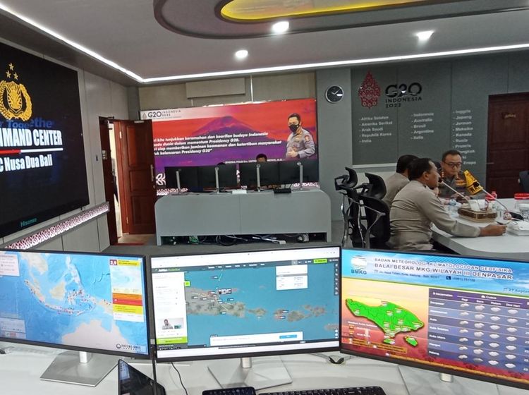 Melihat Command Center Polda Bali untuk Pengamanan Presidensi G20
