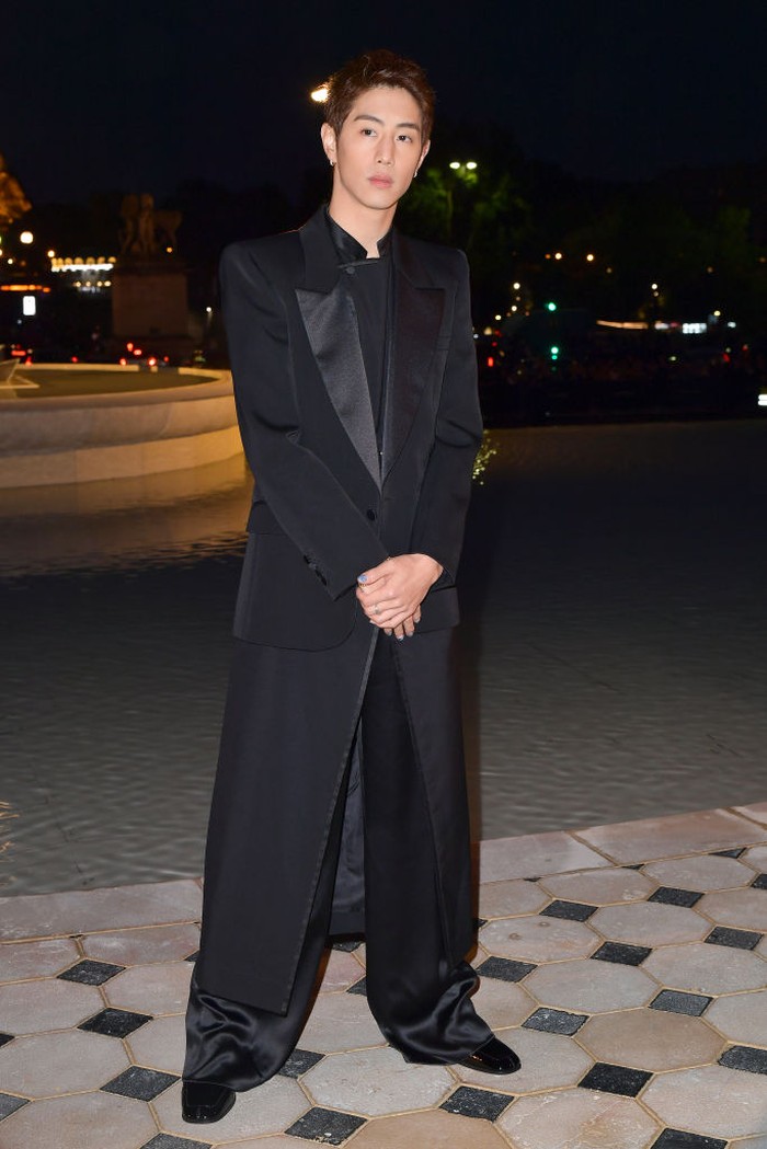 PARIS, FRANCE - SEPTEMBER 27: (EDITORIAL USE ONLY - For Non-Editorial use please seek approval from Fashion House) Mark Tuan attends the Saint Laurent Womenswear Spring/Summer 2023 show as part of Paris Fashion Week on September 27, 2022 in Paris, France. (Photo by Dominique Charriau/WireImage)