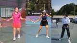 6 Foto Adu Gaya Artis Jajal Tenis, Wulan Guritno sampai Anya Geraldine