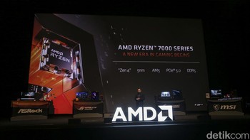 AMD Ryzen 7000 series desktop dibanderol dengan harga AMD Ryzen 9 7950X: Rp11.990.000. AMD Ryzen 9 7900X: Rp9.499.000. AMD Ryzen 7 7700X: Rp6.899.000 dan AMD Ryzen 5 7600X: Rp5.199.000