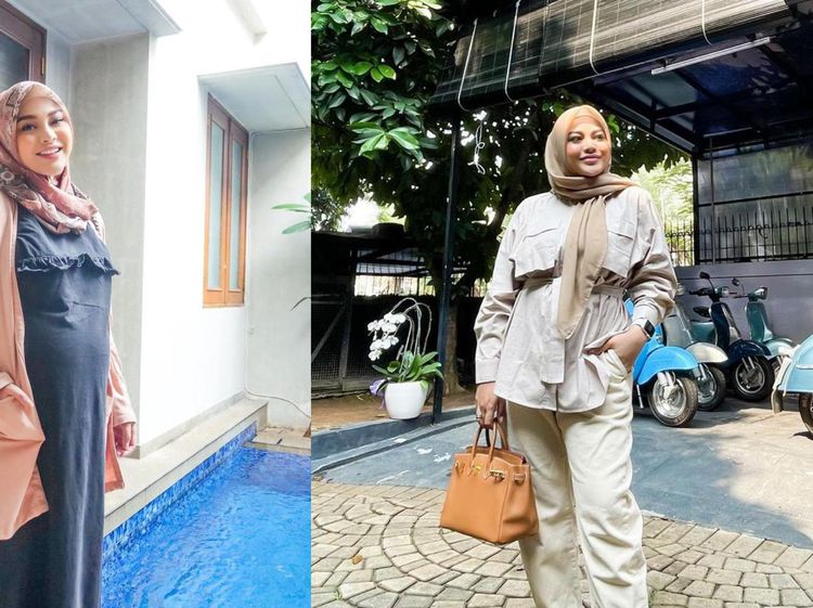 6 Penampilan Aurel yang Makin Langsing Pasca Lahiran