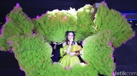 Ayu Ting Ting juga mengerahkan dancer untuk aksinya itu. Foto: Agung Pambudhy/detikhot