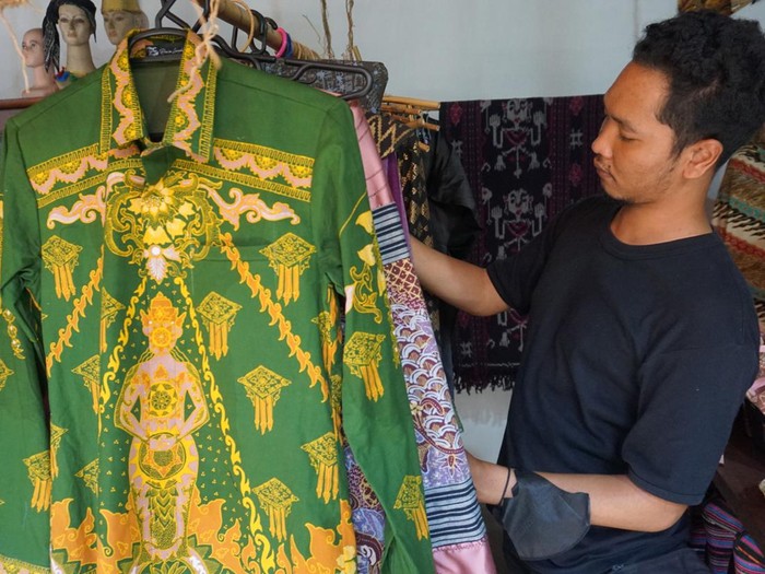 Batik Majapahitan Buatan Desainer di Mojokerto