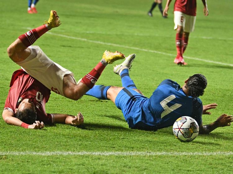 Timnas Indonesia Jatuh Bangun Hadapi Permainan Keras Curacao