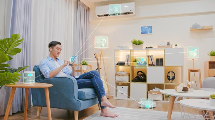 Ilustrasi Smart Home Polytron