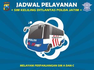 Simak, Lur! Jadwal dan Lokasi SIM Keliling Sidoarjo Sabtu 15 Oktober 2022