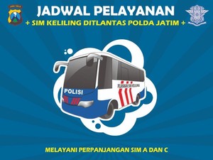 Simak Rek! Jadwal SIM Keliling di Sidoarjo Sabtu 1 Oktober 2022