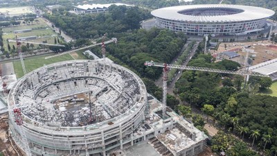 Megahnya Stadion Piala Dunia Bola Basket di GBK