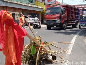 Waspada Lur! Ada 3 Lubang Menganga di Jalur Utama Wedi Klaten