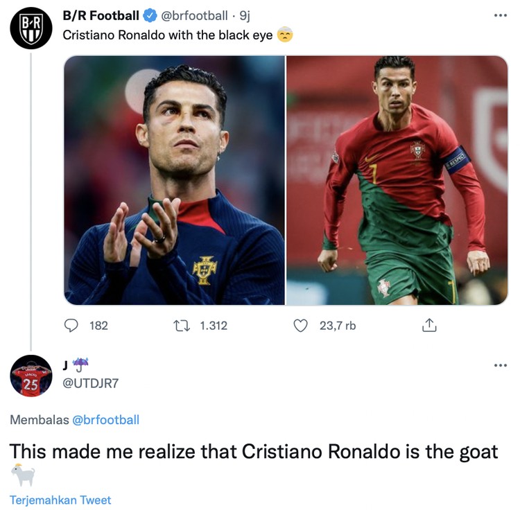 Lionel Messi berhasil membawa Argentina meraih kemenangan dengan dua golnya, di sisi lain Cristiano Ronaldo masih susah payah untuk balik ke performa terbaiknya hingga Portuga menelan kekalahan.