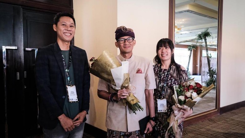 Menparekraf Sandiaga Uno di Bali Menparekraf Sandiaga Uno di Bali